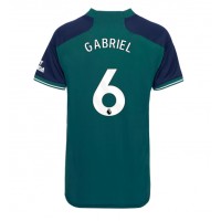 Maglie da calcio Arsenal Gabriel Magalhaes #6 Terza Maglia Femminile 2023-24 Manica Corta